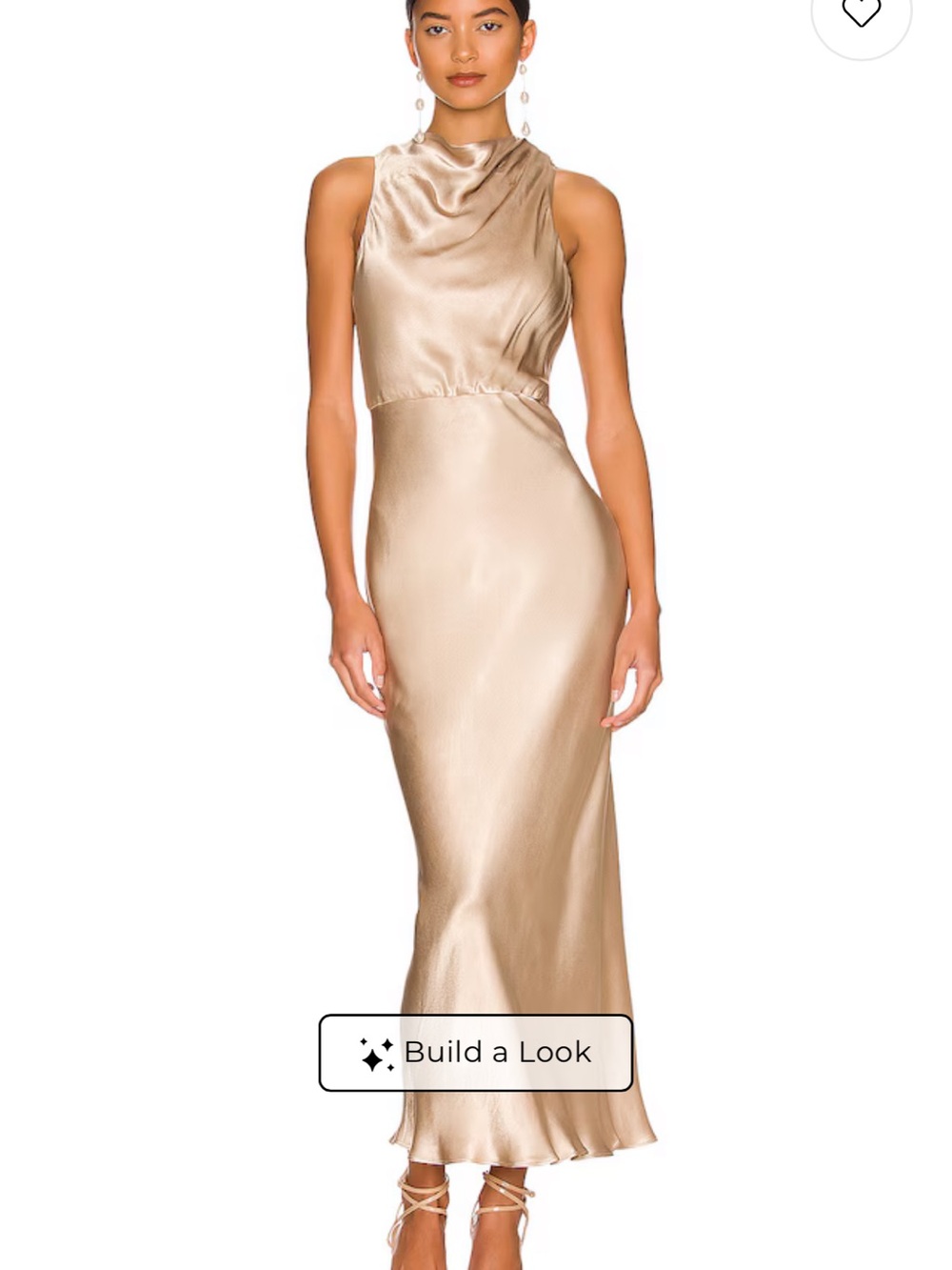 Shona Joy La Lune High Neck Midi Dress